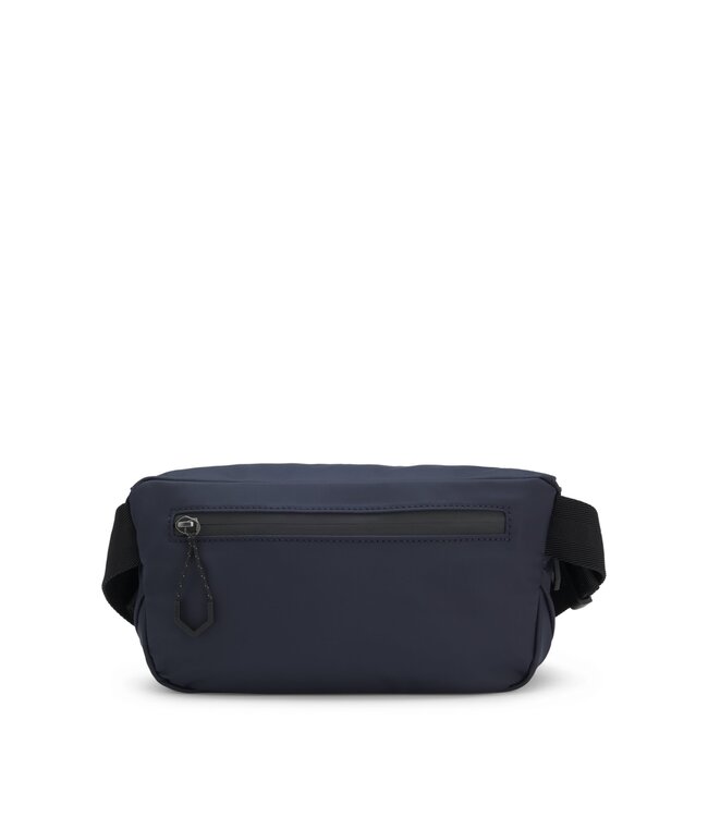 BOSS Faux-Leather Belt Bag with Reflective Zips