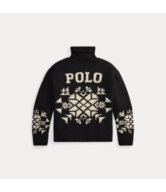 PREBOOK | Ralph Lauren North America Pull col roulé en laine intarsia