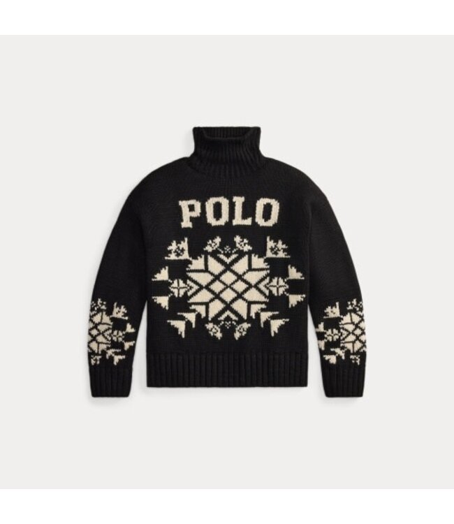 PREBOOK | Ralph Lauren North America Intarsia Wool Turtleneck Sweater