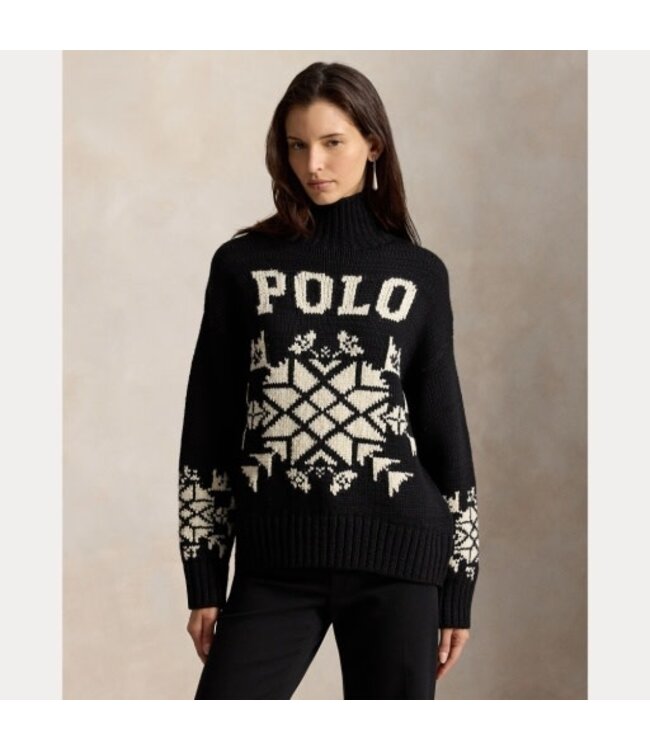 PREBOOK | Ralph Lauren North America Intarsia Wool Turtleneck Sweater