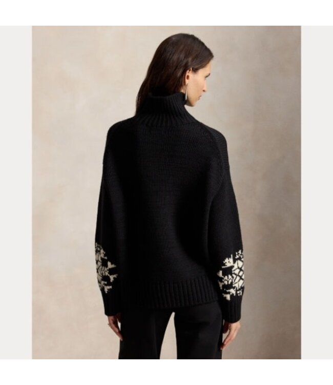 PREBOOK | Ralph Lauren North America Pull col roulé en laine intarsia