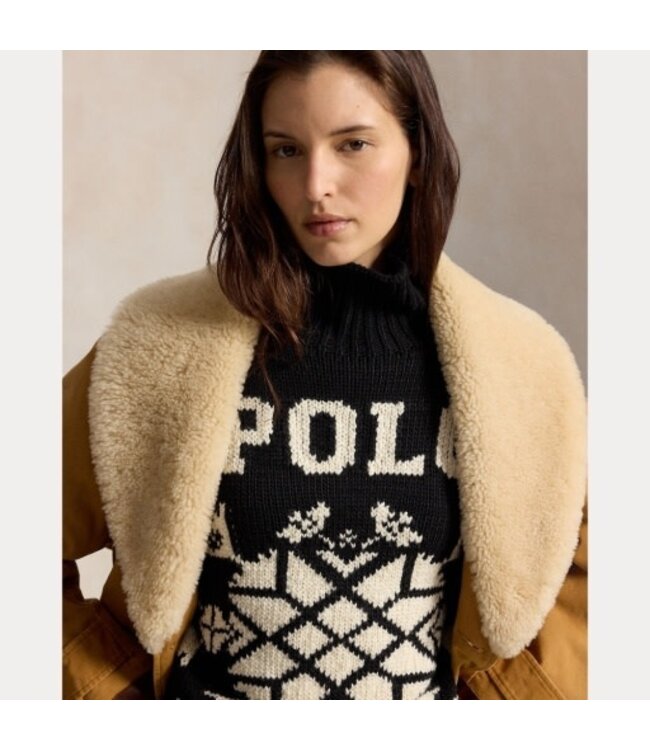 PREBOOK | Ralph Lauren North America Pull col roulé en laine intarsia