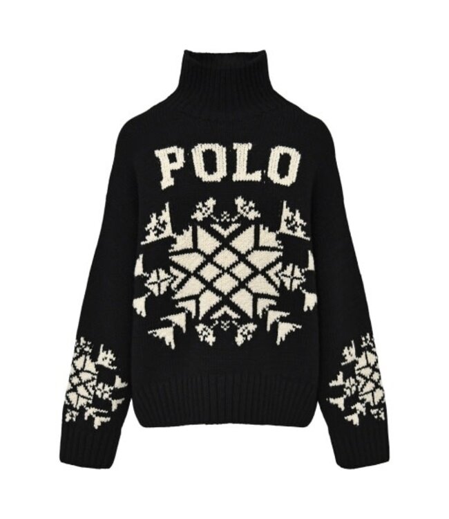 PREBOOK | Ralph Lauren North America Pull col roulé en laine intarsia
