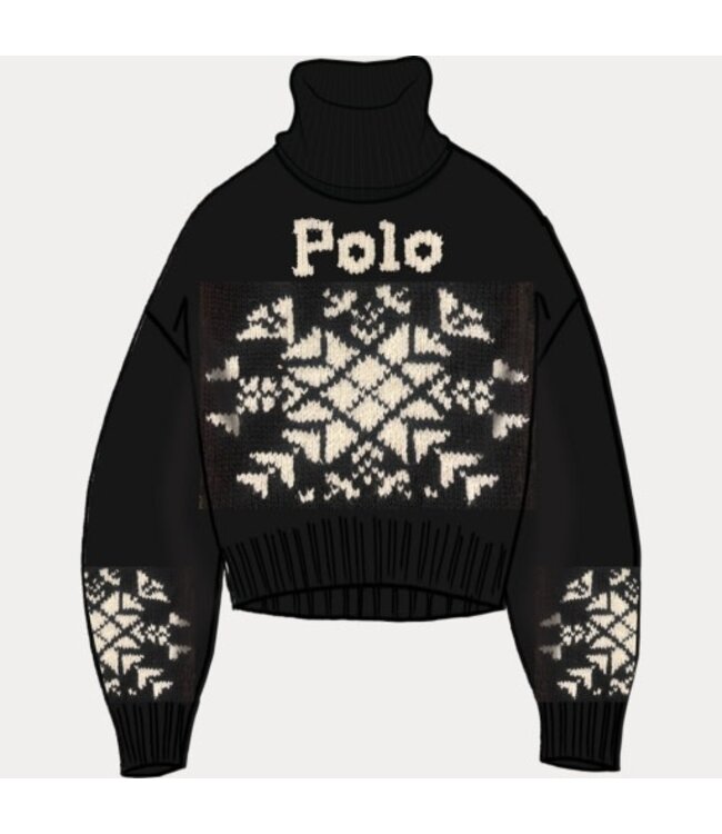 PREBOOK | Ralph Lauren North America Intarsia Wool Turtleneck Sweater