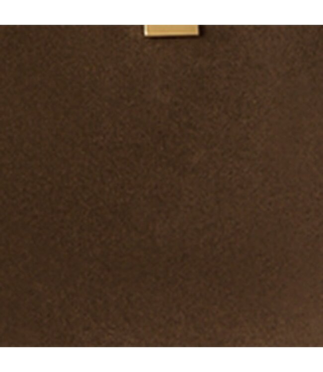 POLO RALPH LAUREN Grand sac porté épaule Polo ID en suède et cuir