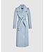 SENTALER Baby Alpaca Long Large Notched Collar Wrap Coat