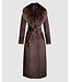 SENTALER Suri Alpaca Maxi Coat with Alpaca Shearling Collar