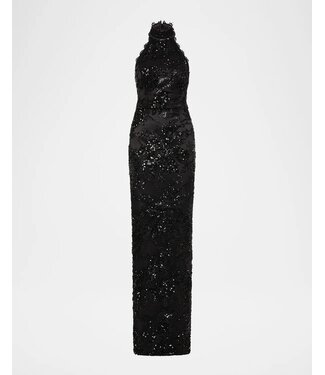 Rebecca Vallence Robe de soirée à paillettes et dos nu « Beau »