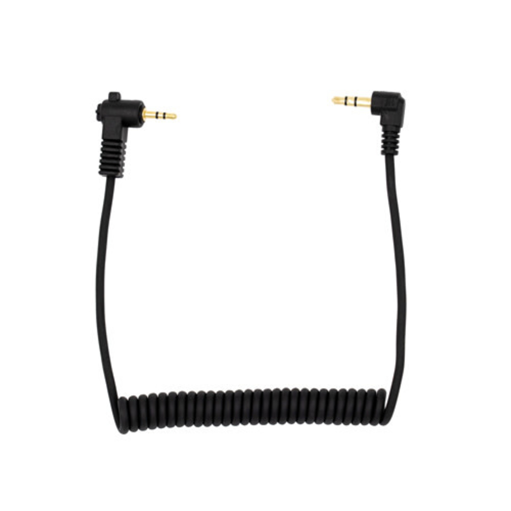 ProMaster X Audio Cable 2.5mm TRS male right angle - 3.5mm TRS male right angle - coiled