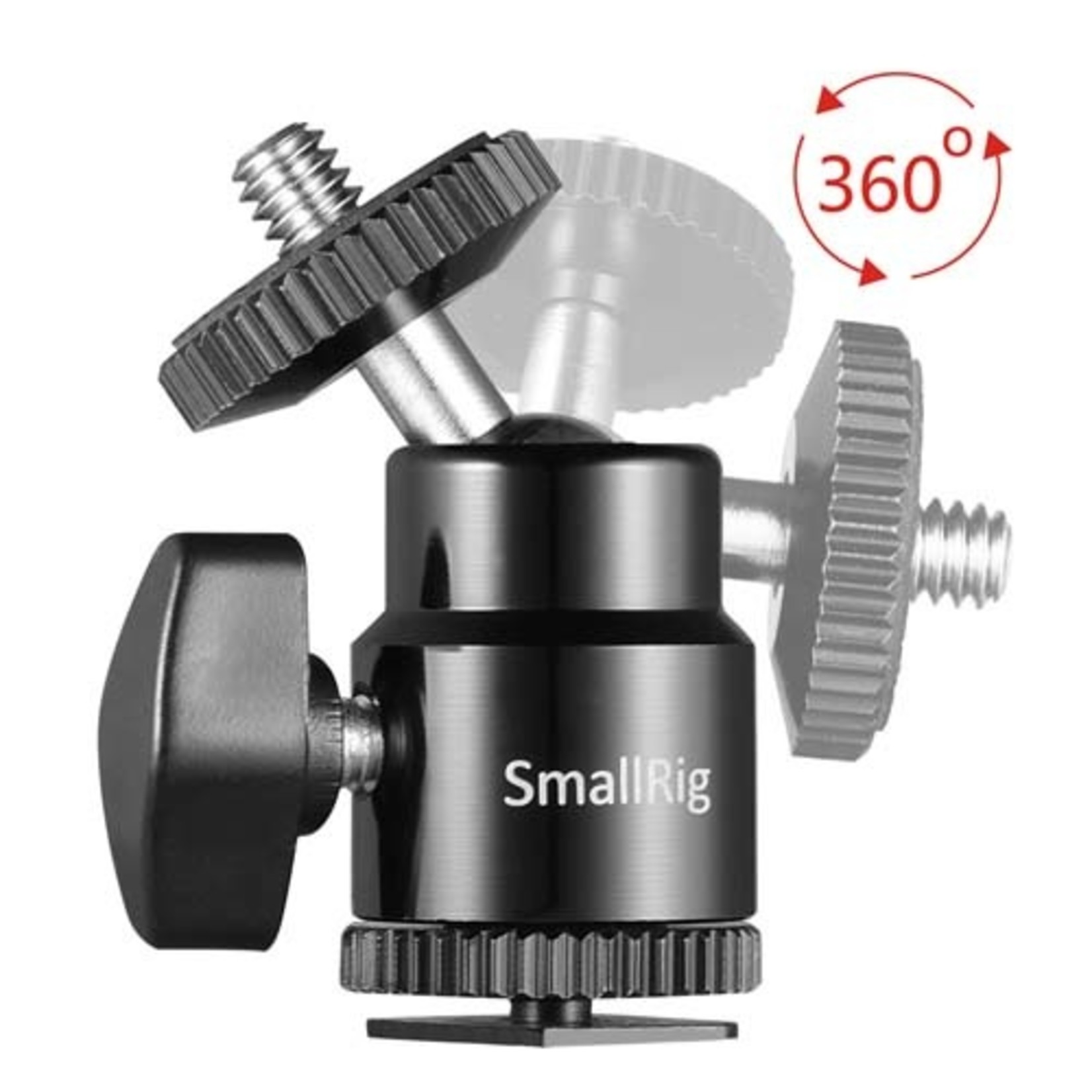 SmallRig SmallRig 2pk 1/4" Camera Hot shoe Mount with Additional 1/4" Screw (2pcs Pack)