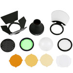 Godox Godox Round Flash Accessory Modifier Kit f/ Round Head Flash Attachment (Also Works w/ V1)