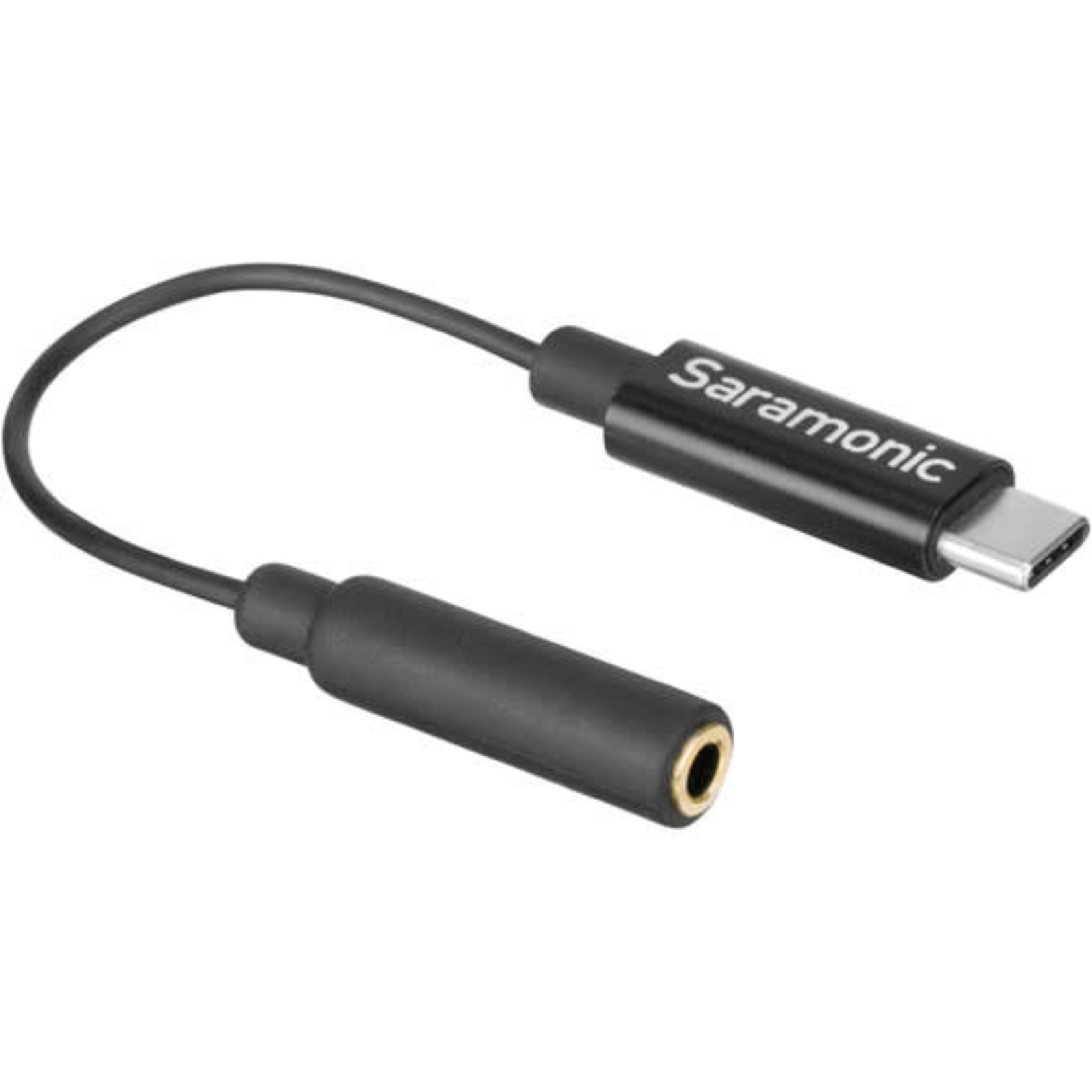 Saramonic Saramonic 3.5mm TRS Female to USB Type-C Adapter Cable for Mono/Stereo Audio to Android (3")