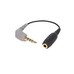 Rode Rode SC4 3.5mm TRS Female to 3.5mm Right-Angle TRRS Male Adapter Cable for Smartphones
