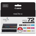 Canon Canon LUCIA PGI-72 10-Color Ink Tank Value Pack