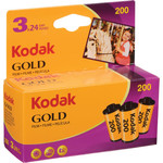 Kodak Kodak GOLD 200 Color Negative Film (35mm Roll Film, 24 Exposures, 3-Pack)