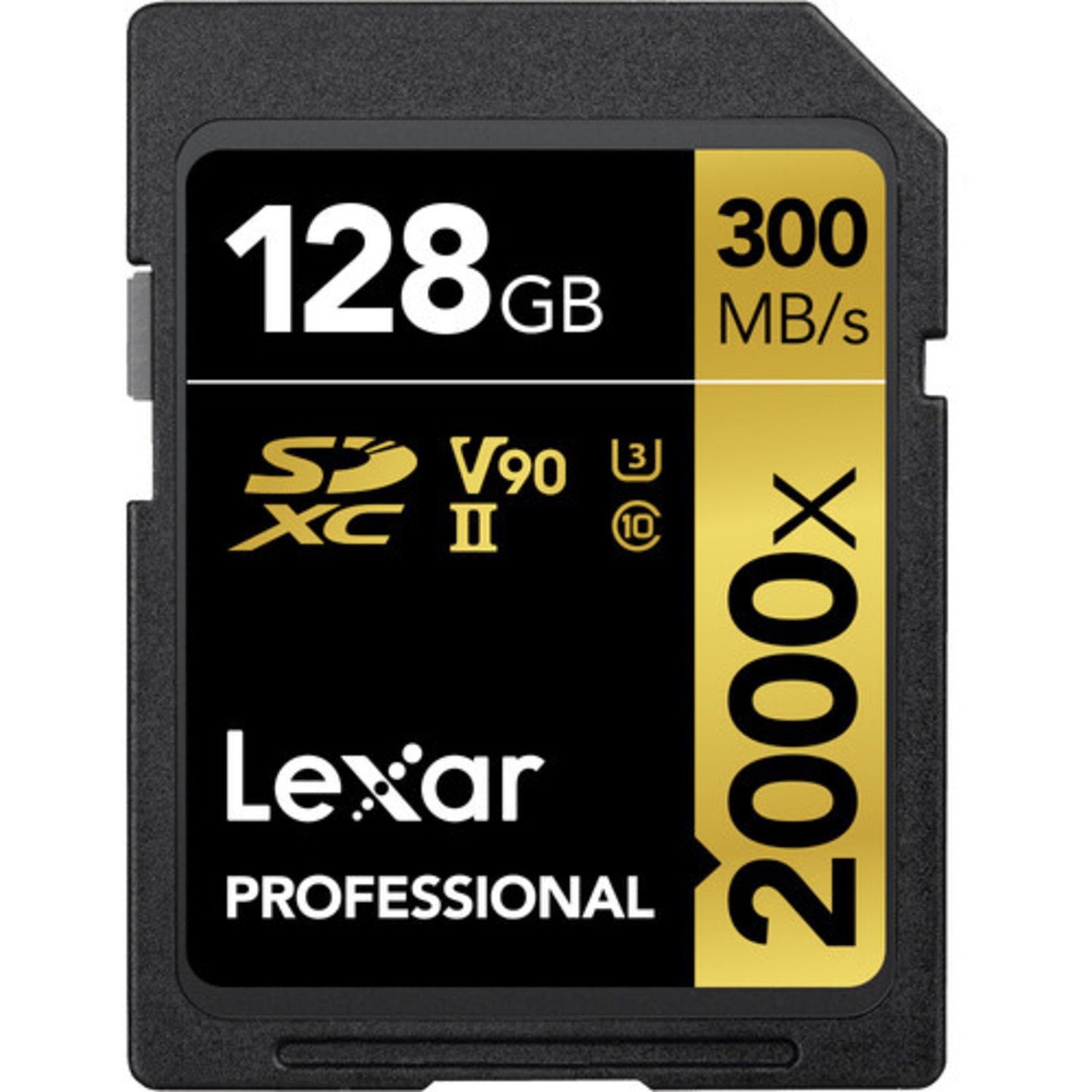 Lexar Lexar 128GB Professional 2000x UHS-II SDXC Memory Card