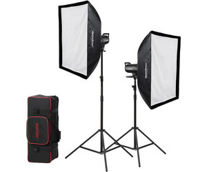 Godox SL60W ＆　LEDパネルライト各2台セット Godox SL60W ＆ LEDパネルライト各2台セット
