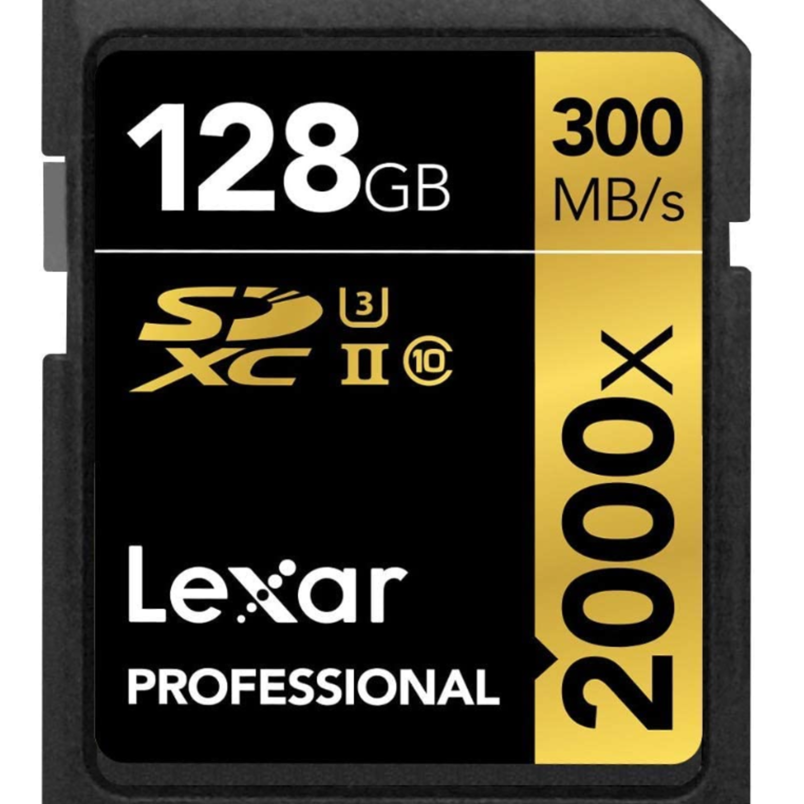 Lexar Lexar 128GB Professional 2000x UHS-II SDXC Memory Card