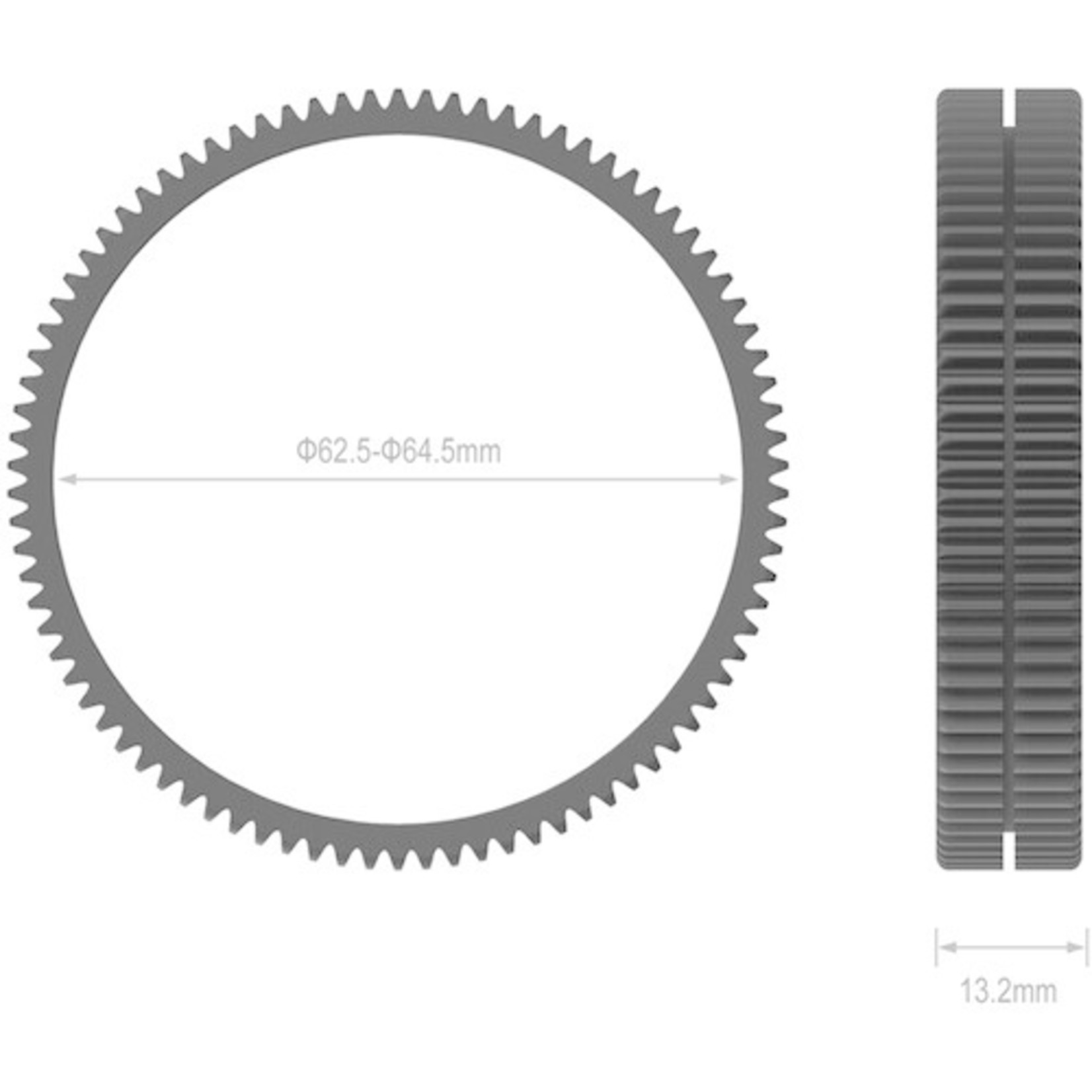 SmallRig SmallRig Seamless Focus Gear Ring (62.5 to 64.5mm)