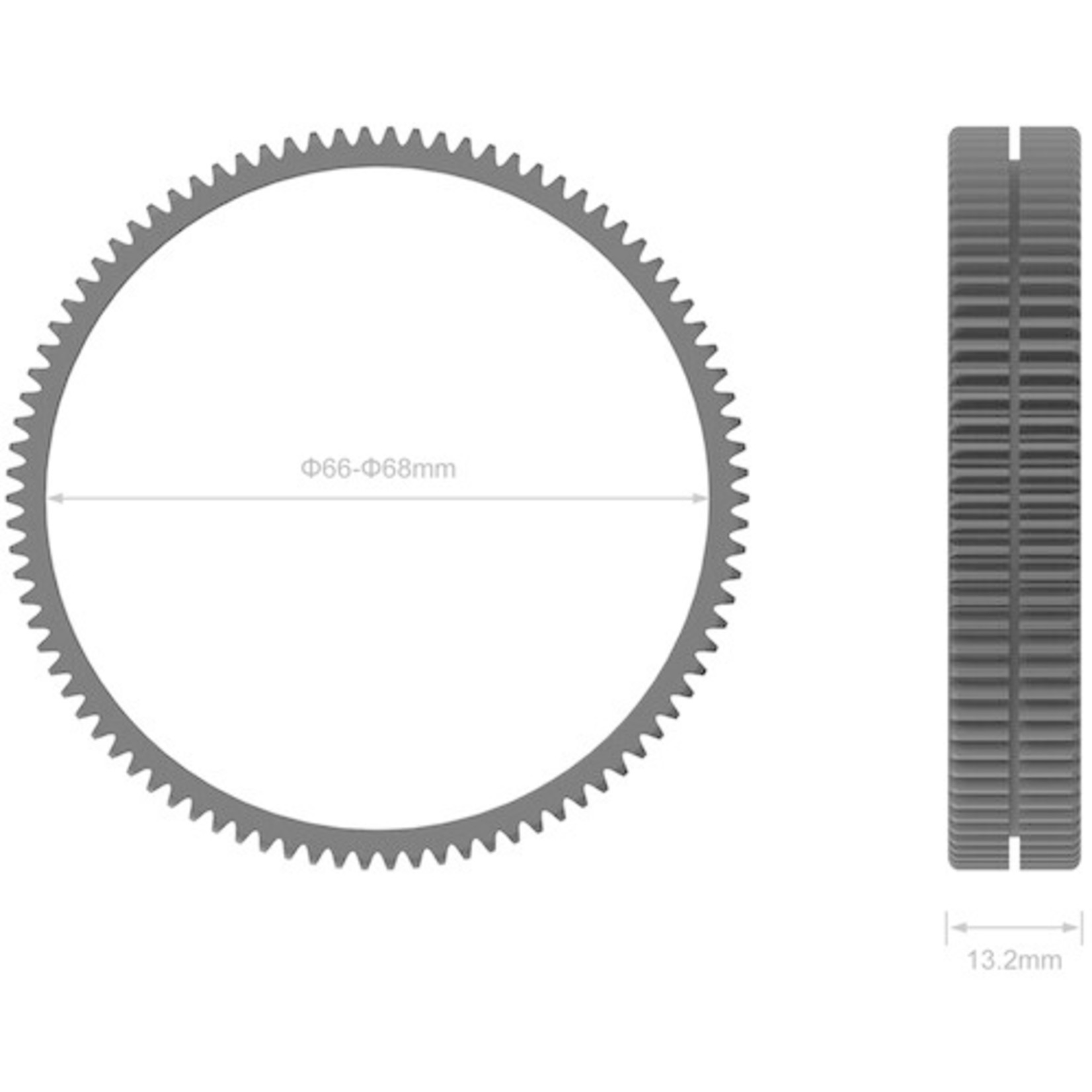 SmallRig SmallRig Seamless Focus Gear Ring (66 to 68mm)