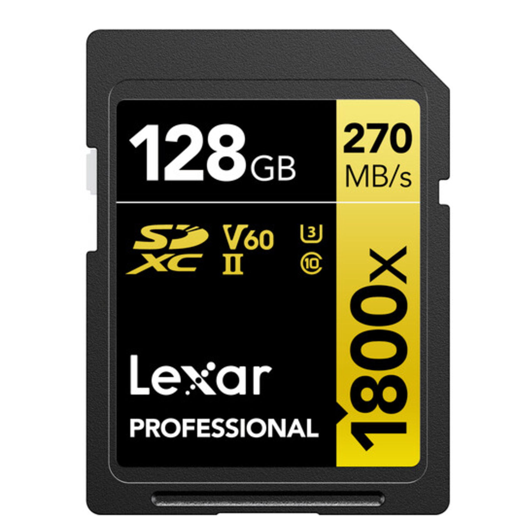 Carte Lexar Professional SDXC UHS-II 1800X 256 Go BL v60 Gold