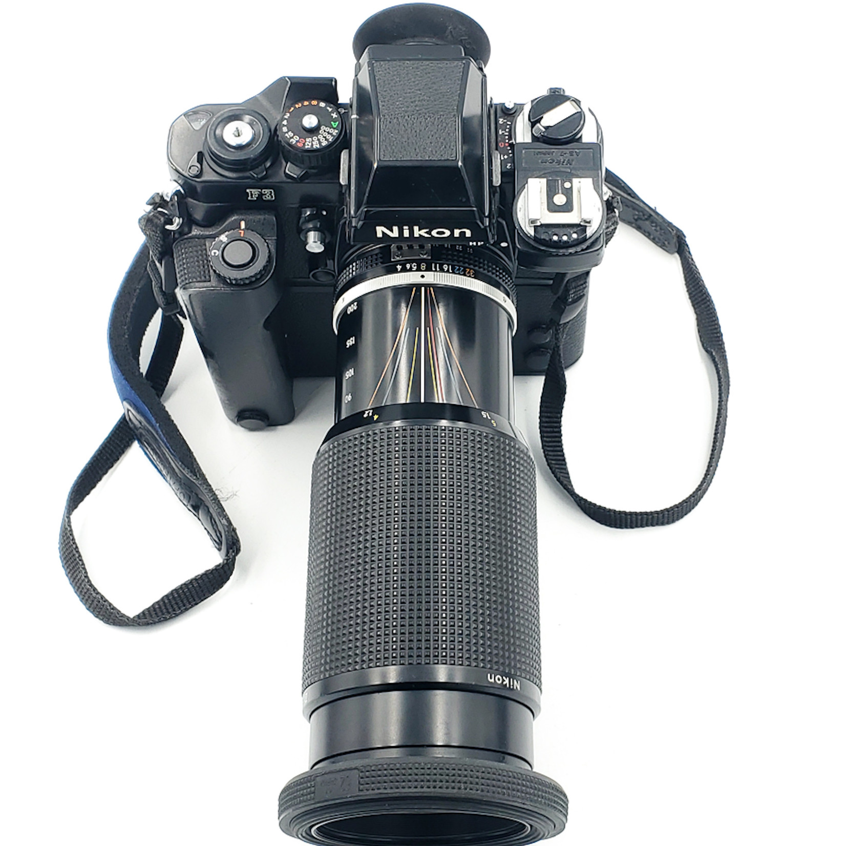 Nikon F3 w/ Motor Drive MD-4 & Nikkor 80-200mm f/4 lens. #1105