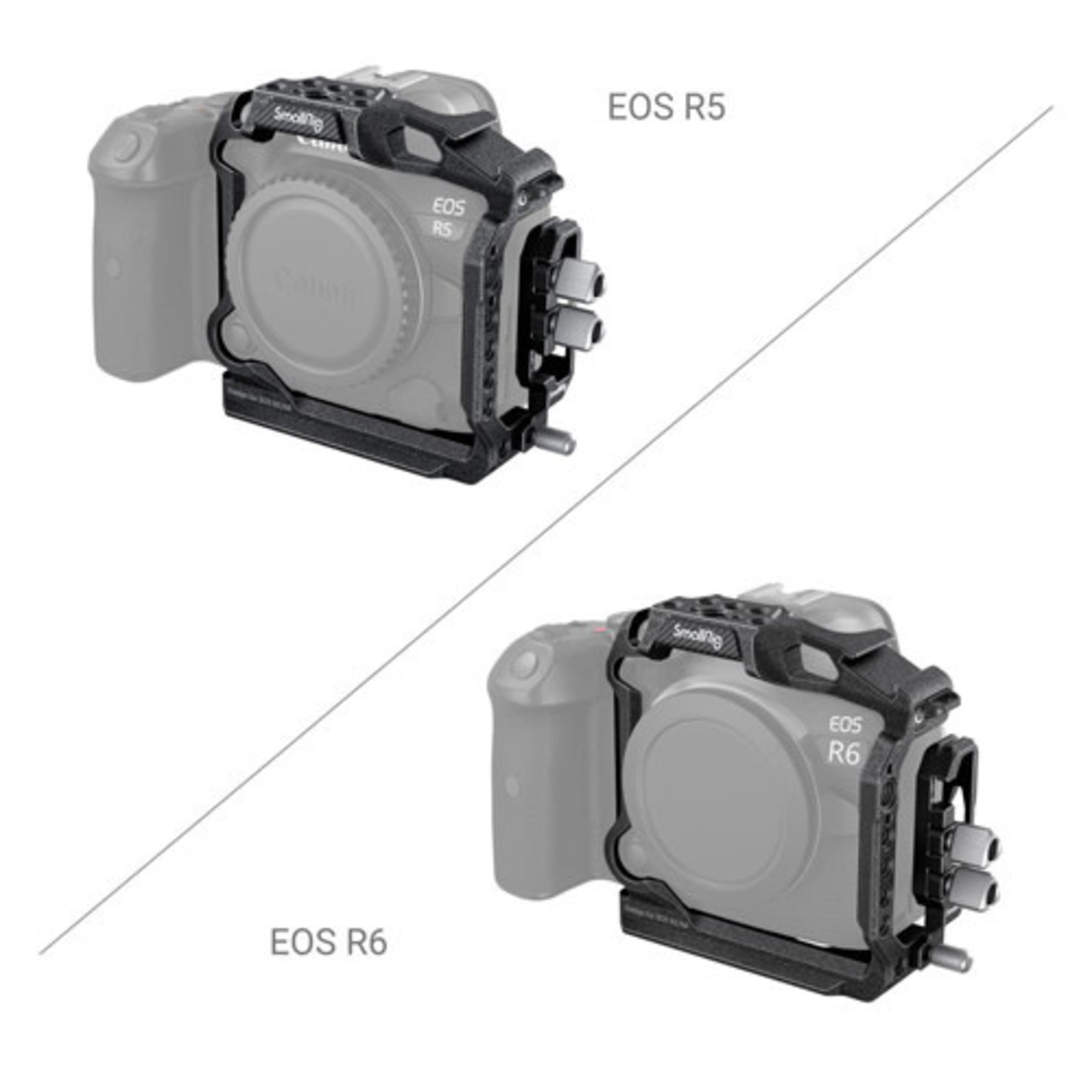 SmallRig SmallRig Black Mamba Half Cage and Cable Clamp for Canon EOS R5 C/R5/R6