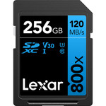 Lexar Lexar 256GB High-Performance 800x UHS-I SDXC Memory Card (BLUE Series)