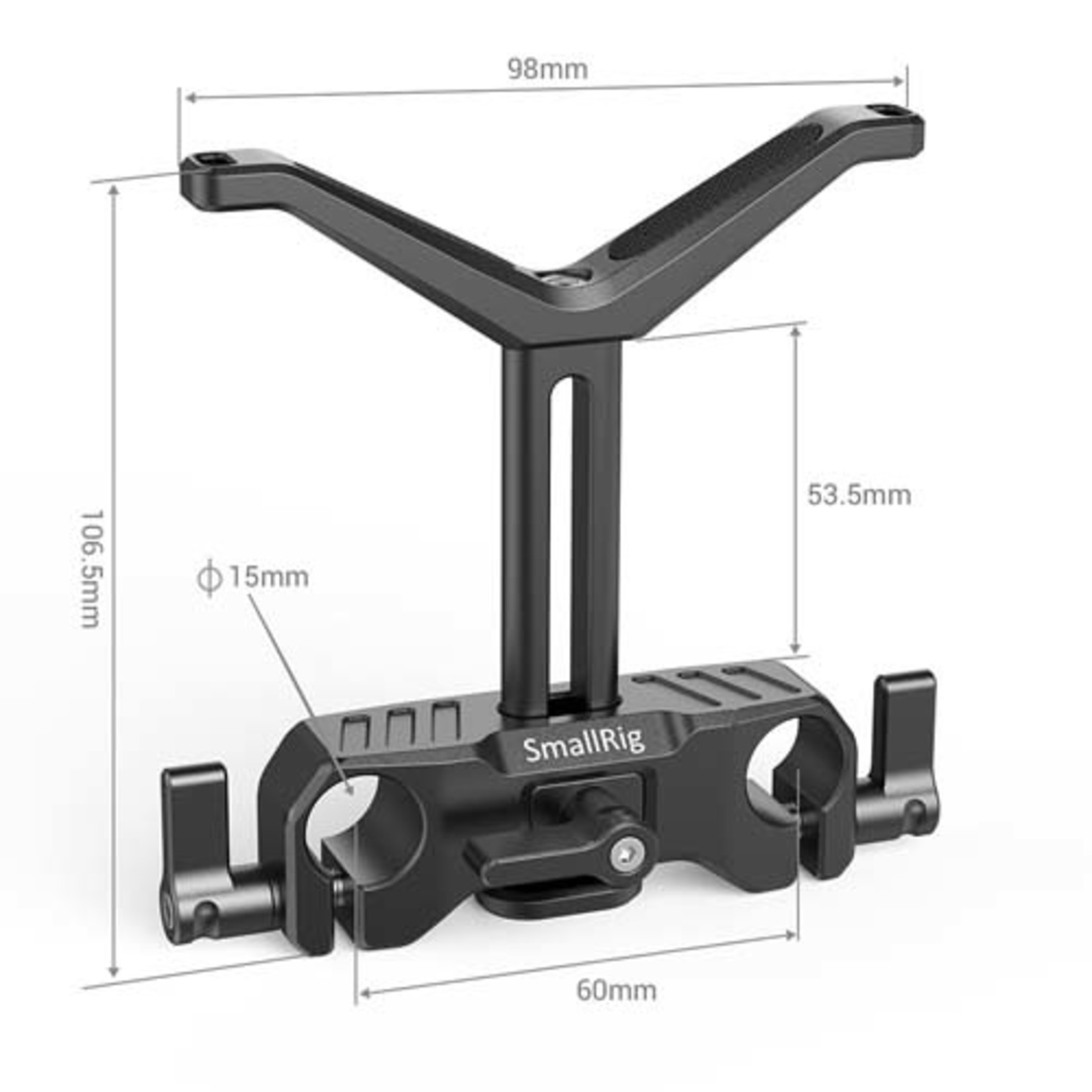 SmallRig SmallRig 15mm LWS Universal Lens Support with 2.1" Vertical Adjustment