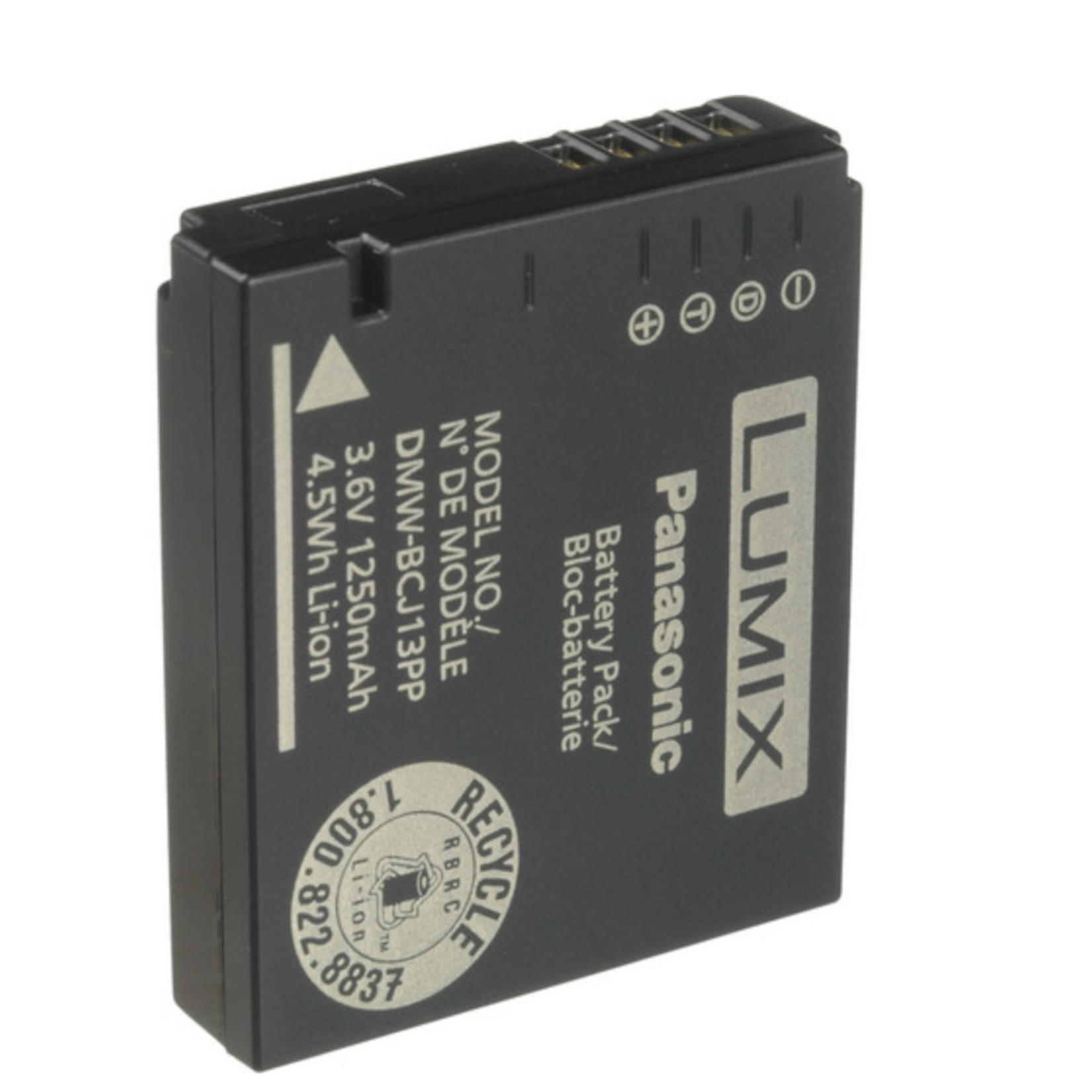 Panasonic DMW-BCJ13 Lithium-Ion Battery (3.6V, 1250 mAh)