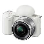 Sony Sony ZV-E10 Mirrorless Camera with 16-50mm Lens (White)