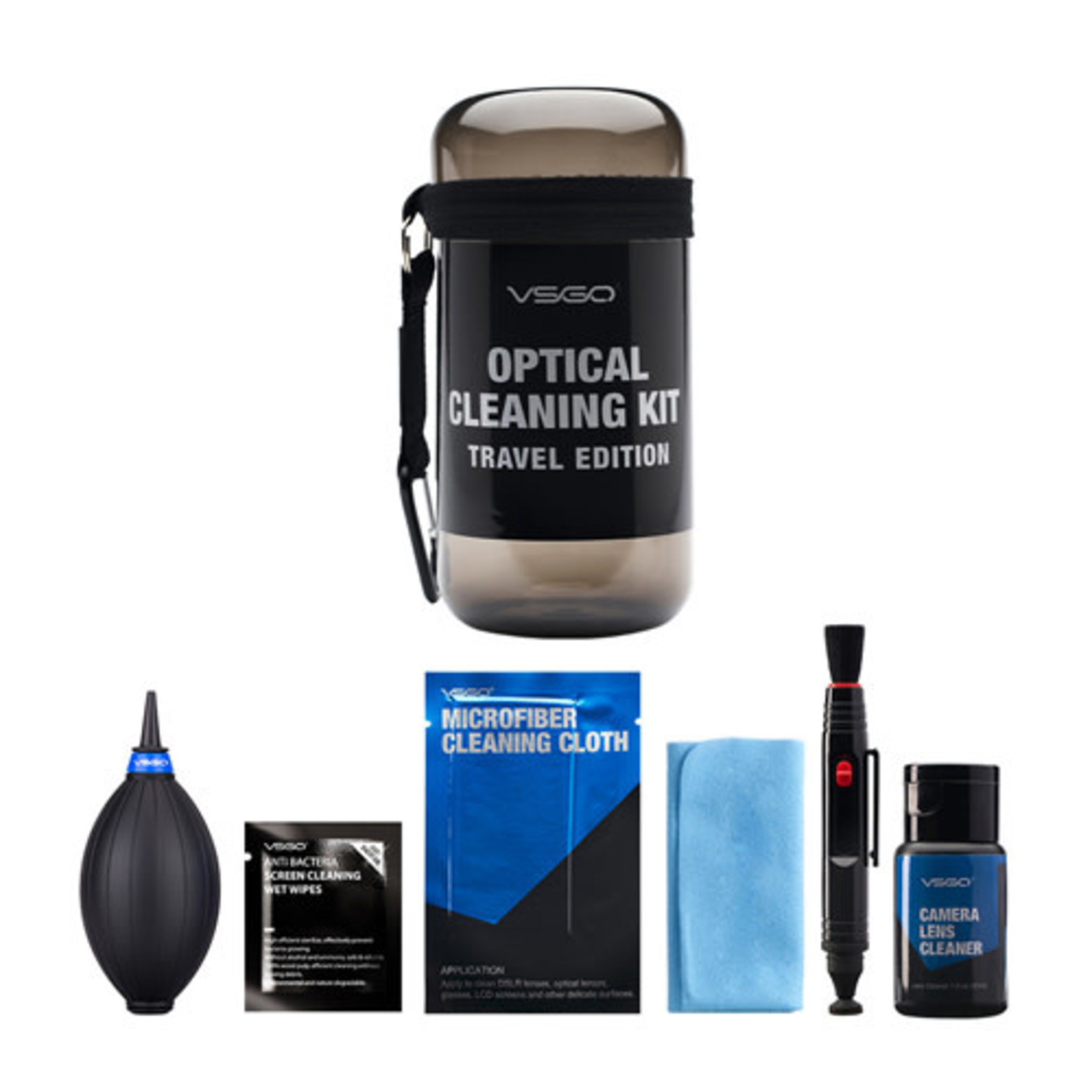 VSGO VSGO Optical Cleaning Kit Travel Edition - Grey