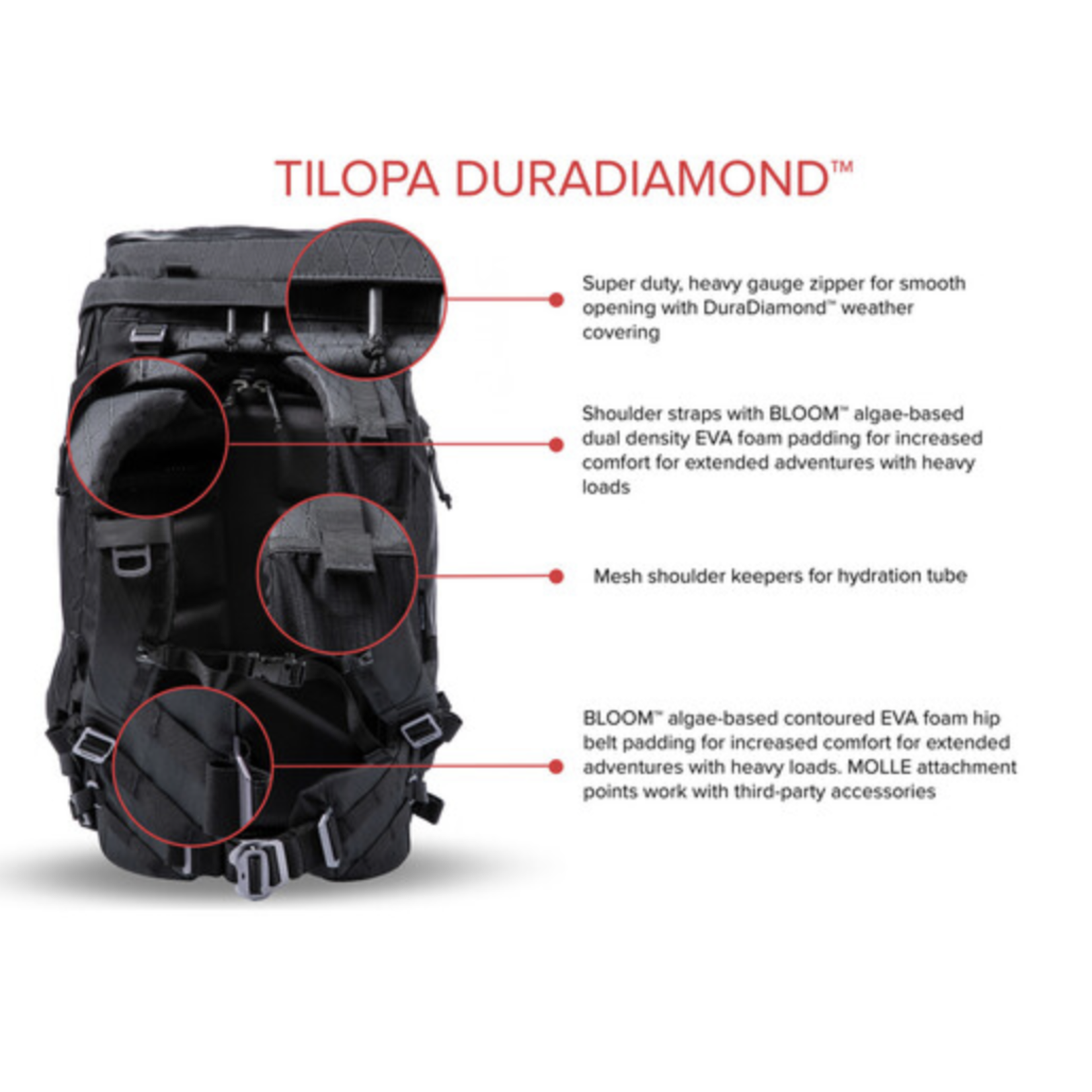 f-stop f-stop TILOPA 50L DuraDiamond Travel & Adventure Camera Backpack Bundle (Magma Red)