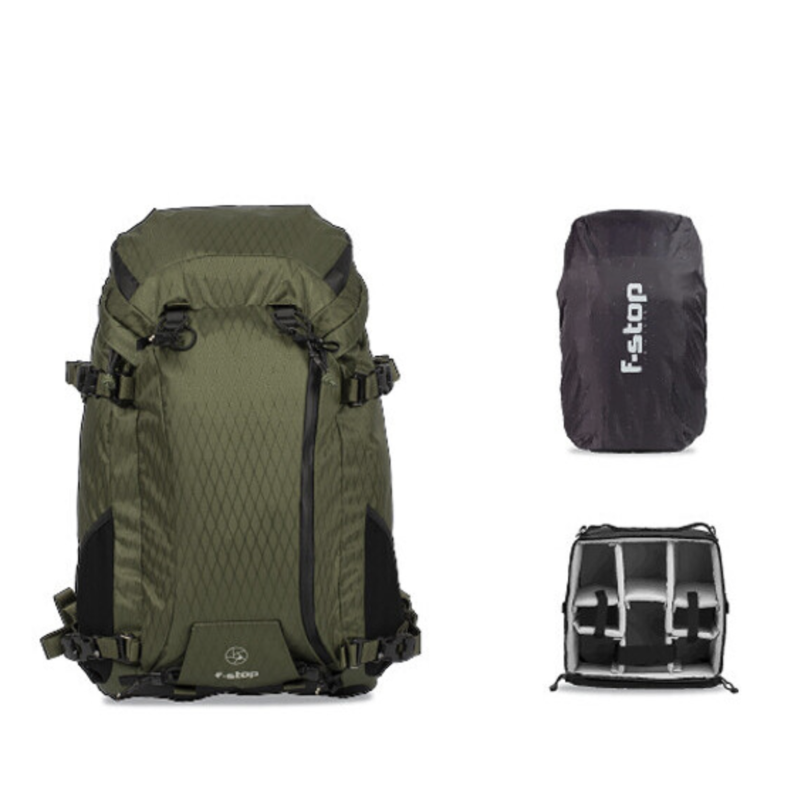 f-stop f-stop AJNA DuraDiamond 37L Travel & Adventure Photo Backpack Bundle (Cypress Green)