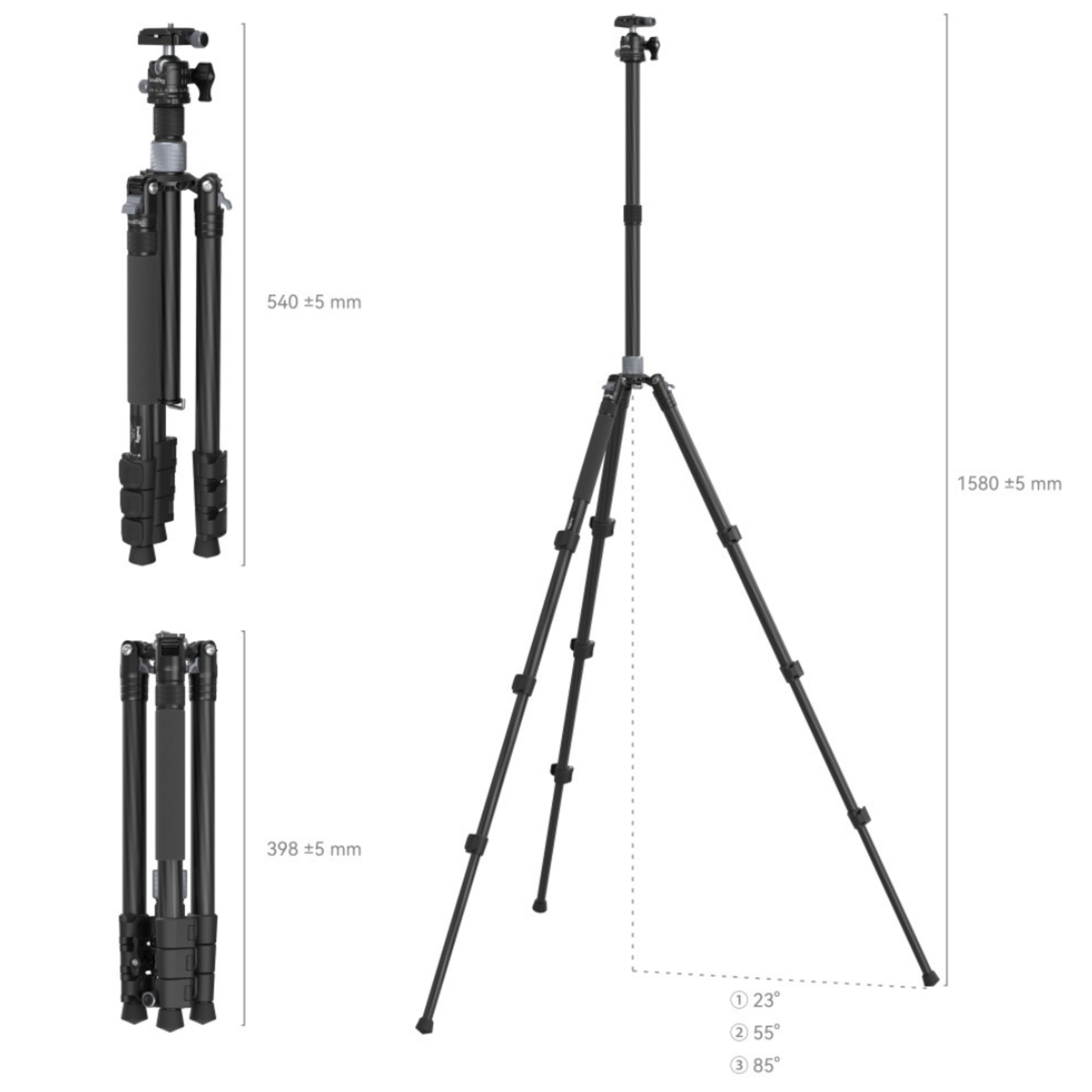 SmallRig SmallRig Carbon Fiber Tripod AP-20