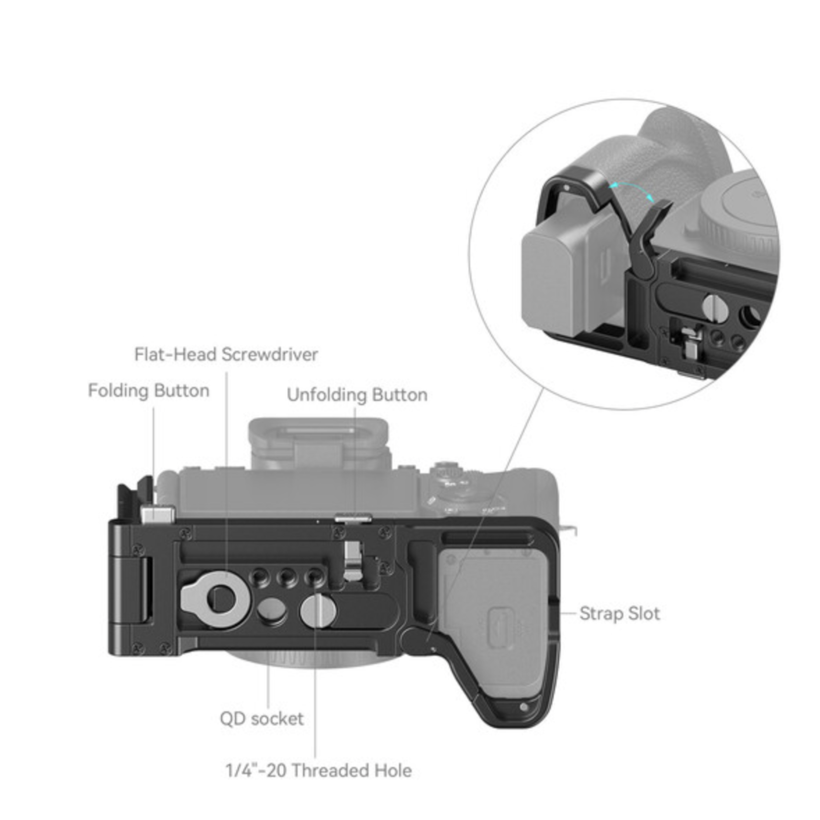 SmallRig SmallRig Foldable L-Bracket for Sony a7 IV, a7R V & a7S III