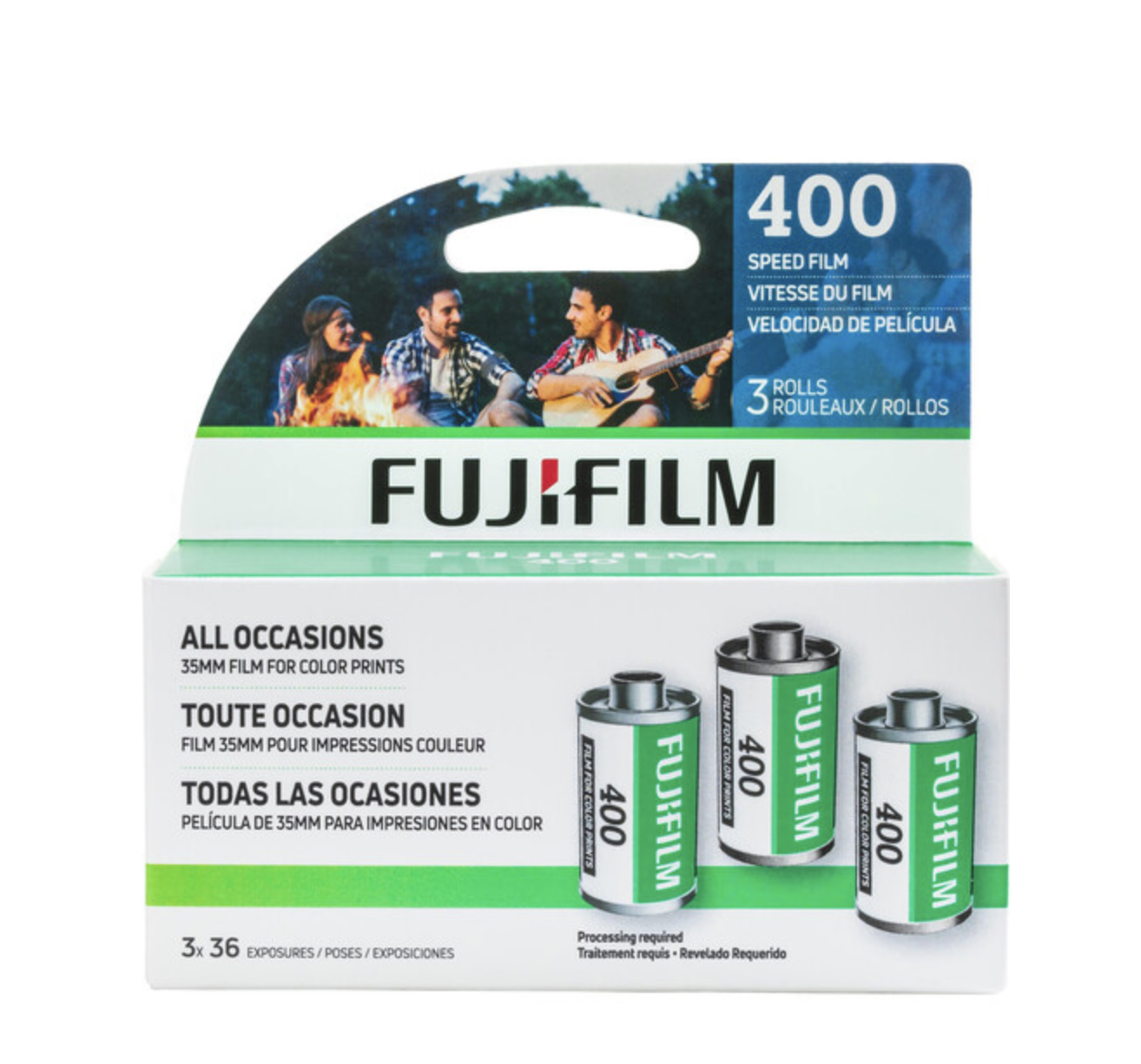 富士フィルム SUPERIA PREMIUM 400 FujiFilm 400-36 Superia 3-Pack (108 exposures) - Stewarts Photo