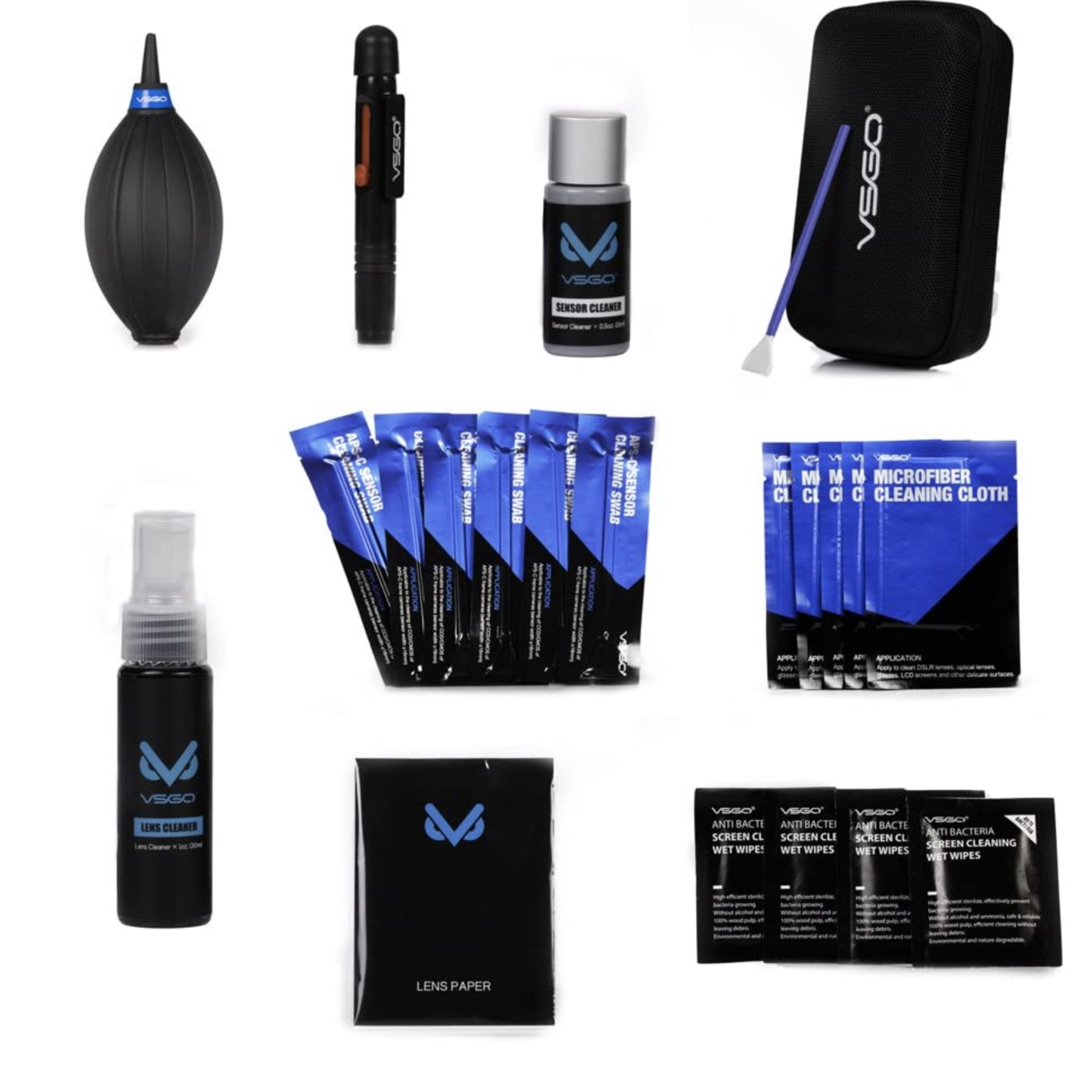 VSGO VSGO Camera Lens and Crop Sensor Cleaning Portable Kit