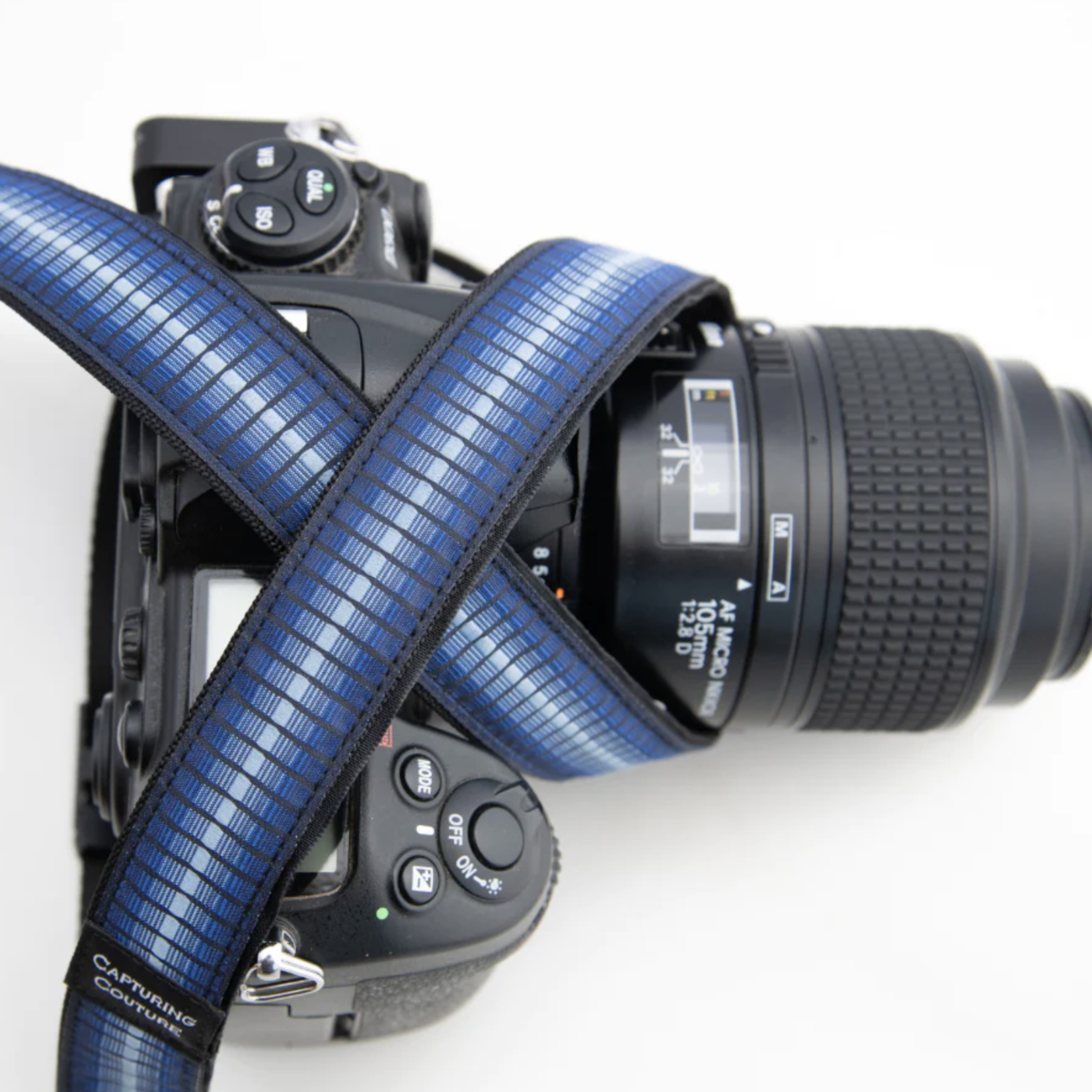 Capturing Couture Capturing Couture Blue Hombre  1" Camera Strap