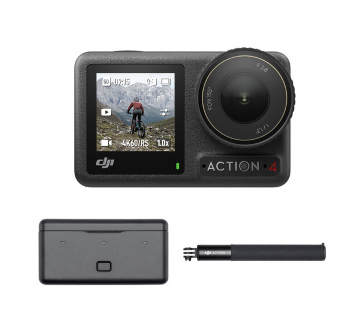  DJI Action 4/OSMO Action 3 Camera Mount, Black, Tripod Mount :  Electronics