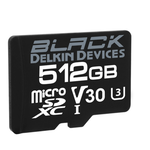 Delkin Delkin Devices 512GB BLACK UHS-I microSDXC Memory Card with SD Adapter