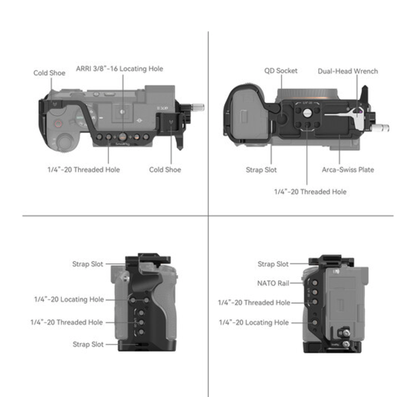 SmallRig SmallRig Camera Cage Kit for Sony a7C II & 7CR