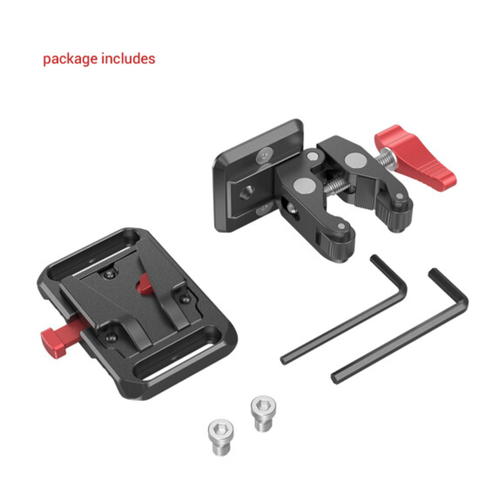 SmallRig SmallRig Mini V Mount Battery Plate with Crab-Shaped Clamp