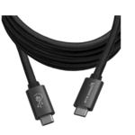 Kondor Blue Kondor Blue Thunderbolt 4 USB-C Cable (6', Raven Black)