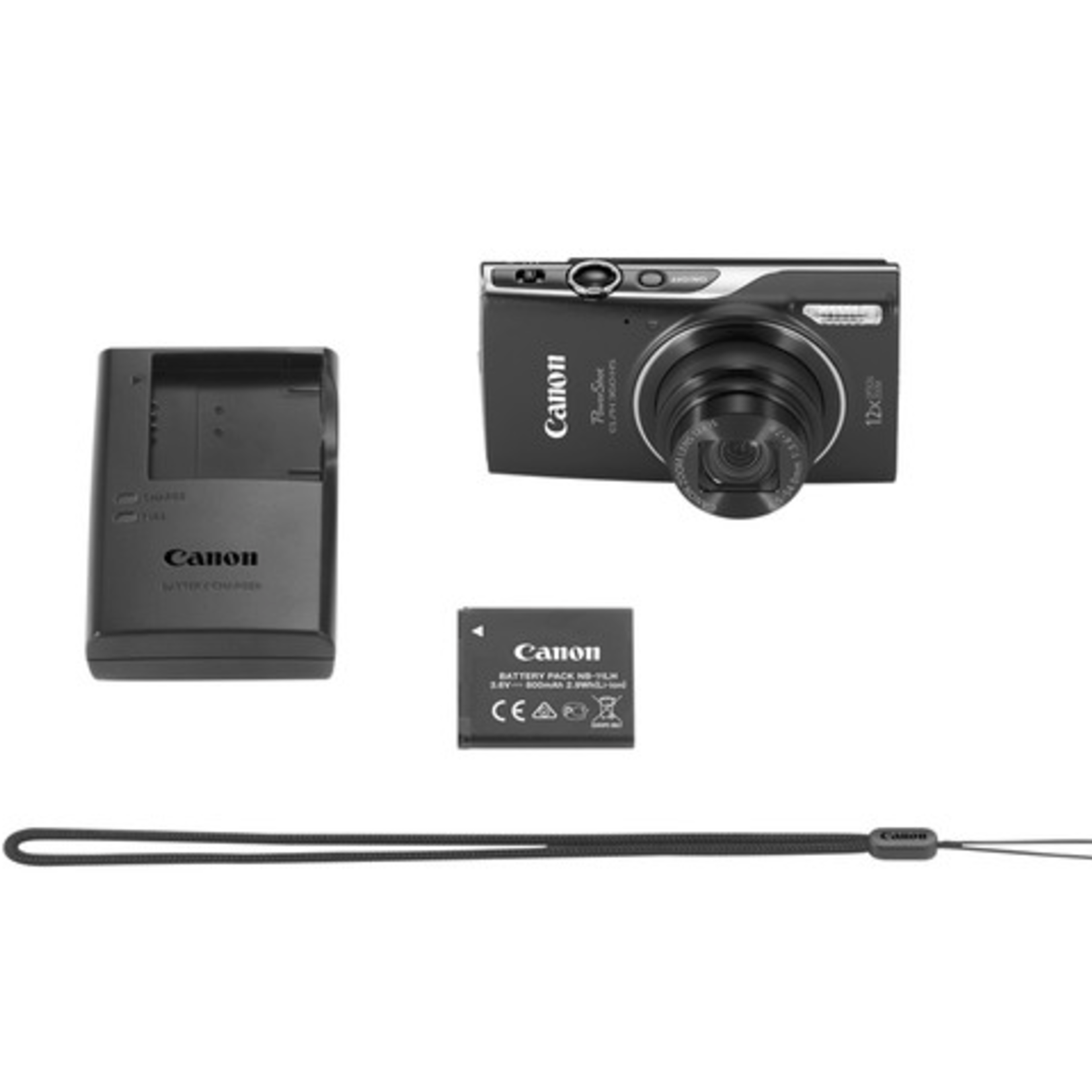 Canon Canon PowerShot ELPH 360 HS Digital Camera (Black)
