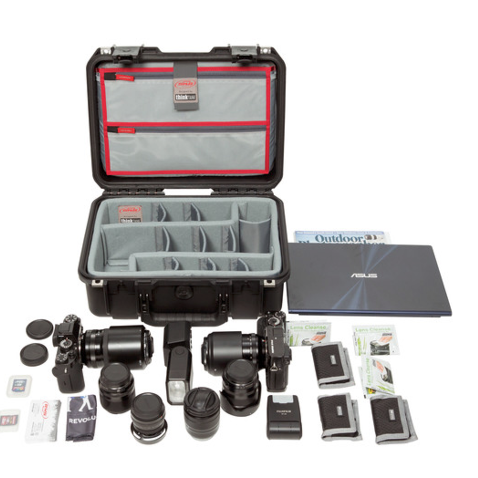 SKB Cases SKB iSeries 1510-6 Case with Think Tank Photo Dividers & Lid Organizer (Black)
