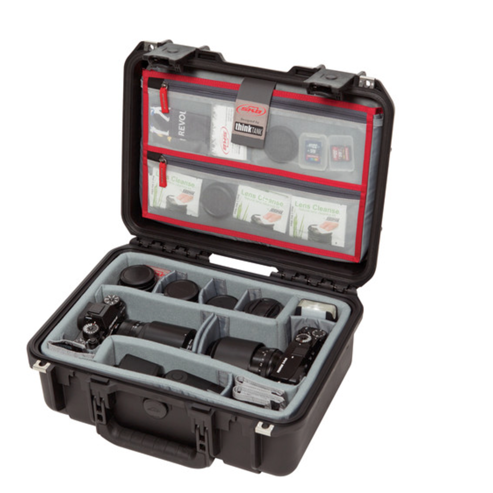 SKB Cases SKB iSeries 1510-6 Case with Think Tank Photo Dividers & Lid Organizer (Black)