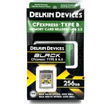 Delkin Delkin 256GB CfExpress Type B Black + Reader Bundle