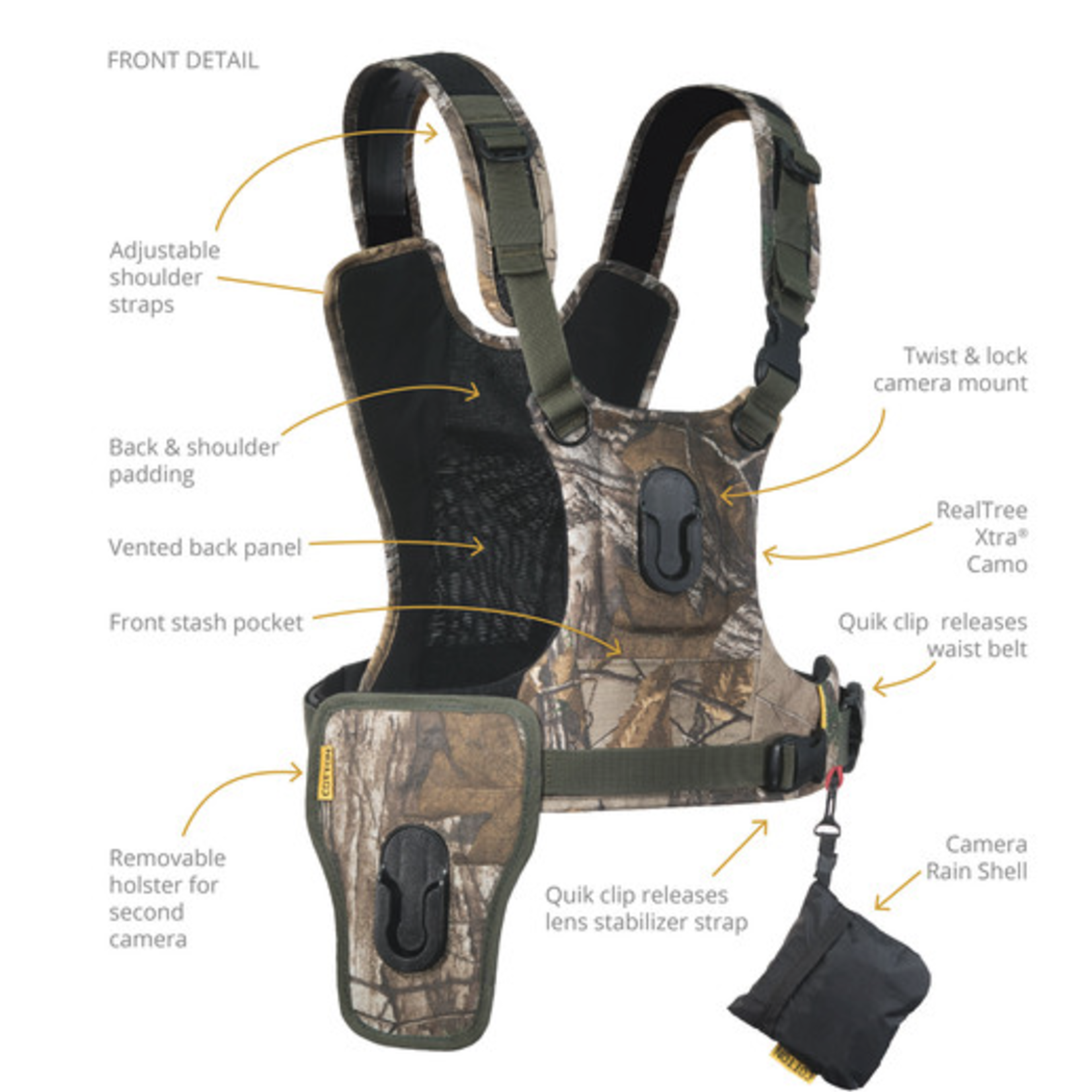 Cotton Cotton Carrier CCS G3 Harness-2 (Realtree Xtra Camo)