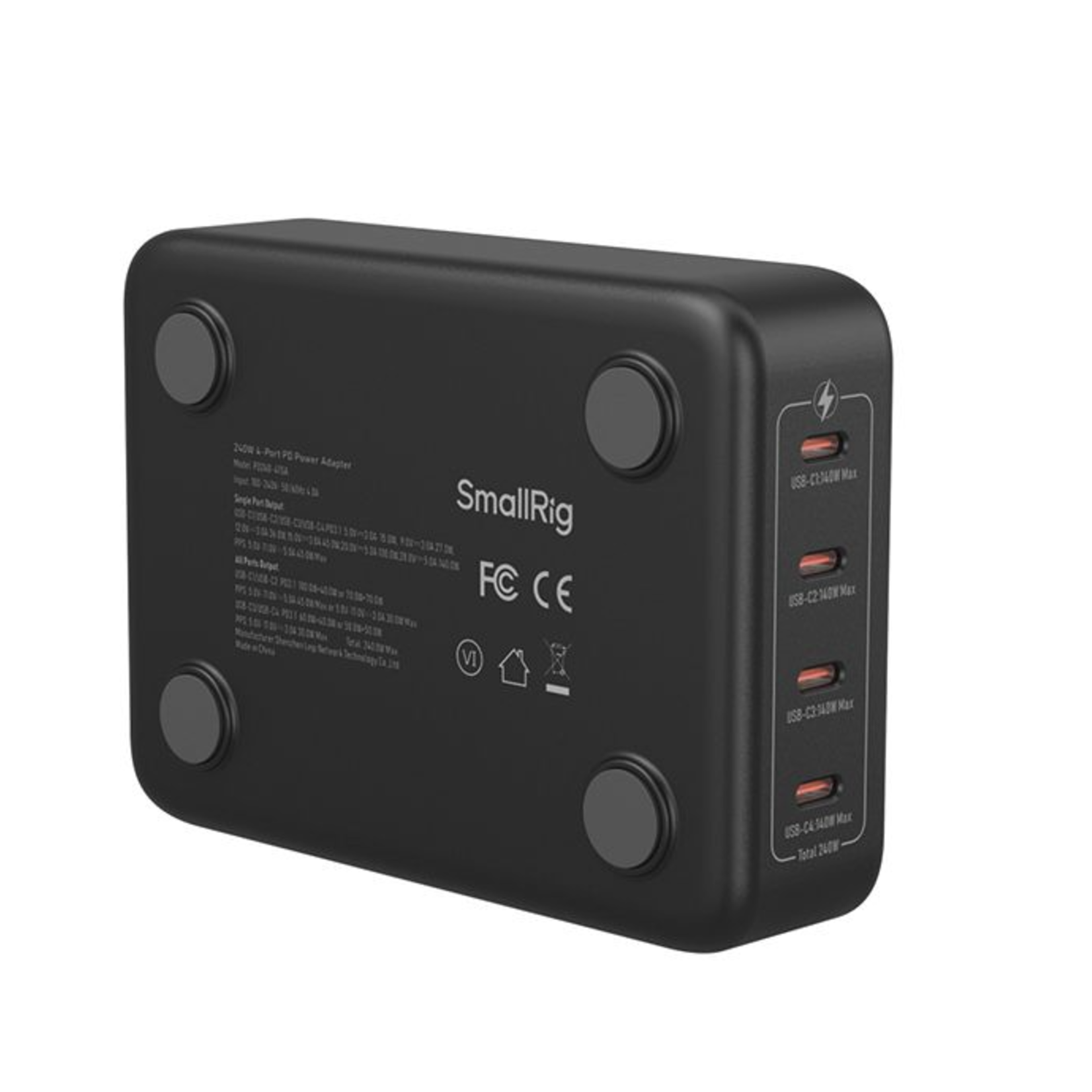 SmallRig SmallRig 240W 4-Port USB-C AC Power Adapter